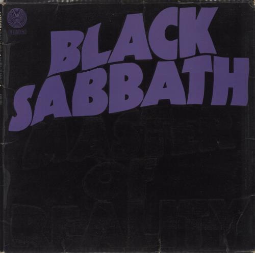 Black Sabbath Master Of Reality - 1st + Poster - VG UK vinyl LP